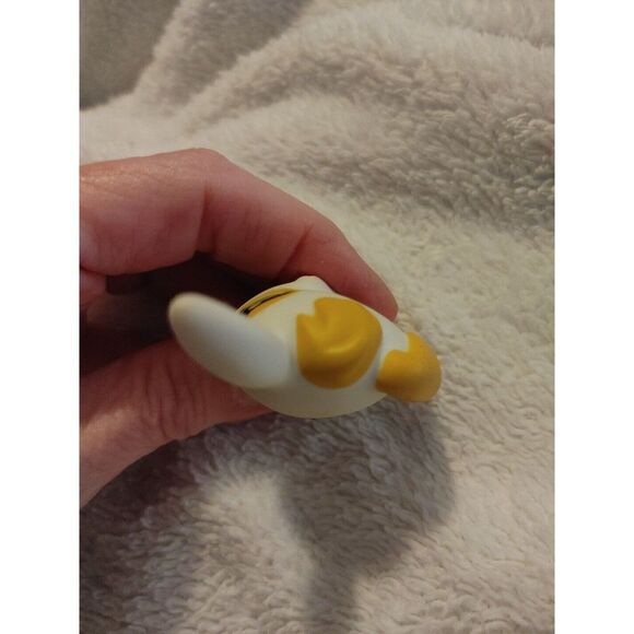 Littlest Pet Shop LPS #1417 Yellow And White Long Ear Bunny Green Eyes Hasbro - Picture 3 of 4